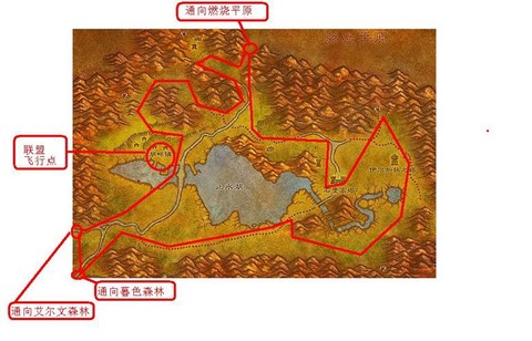 魔兽世界怎么去赤脊山[图2]