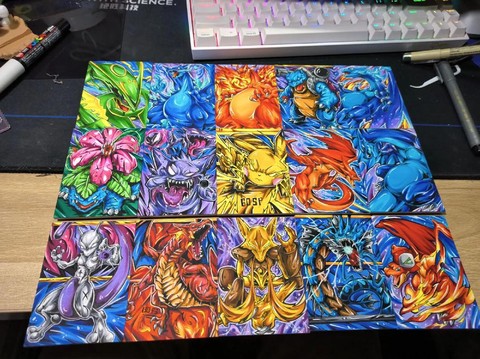 神奇宝贝大全怎么画[图1]