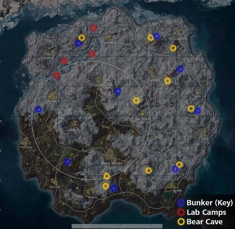 绝地求生地图怎么看